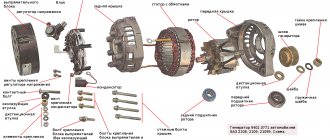 Из чего состоит генератор на ВАЗ-2114